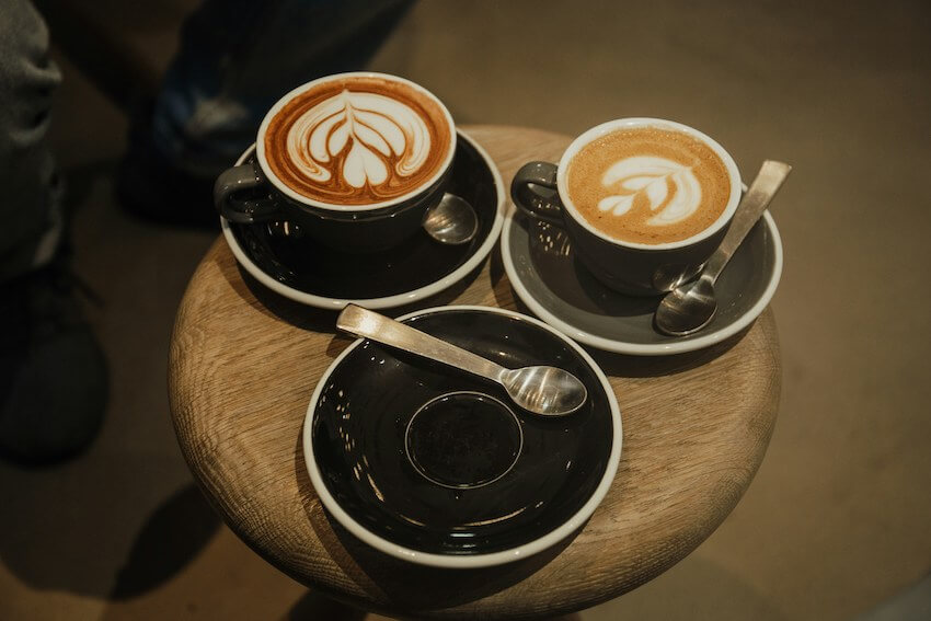 coffees with designs