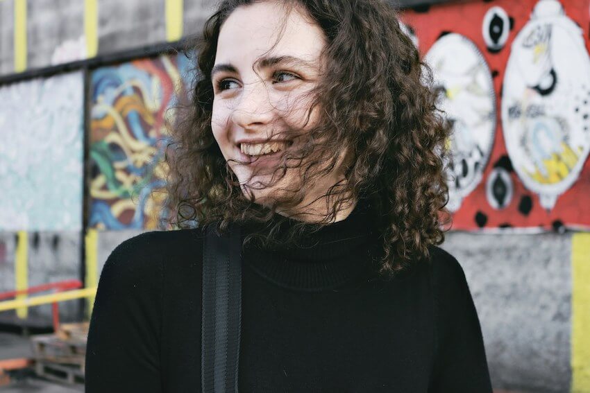 happy, smiling woman