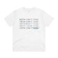 organic classic a little dose of happy t-shirt in white - a little dose of happy