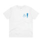 organic smile! t-shirt in white - a little dose of happy