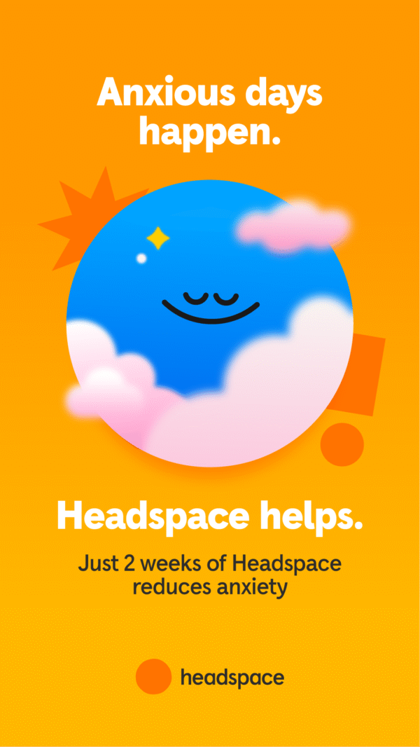 Headspace anxious days happen