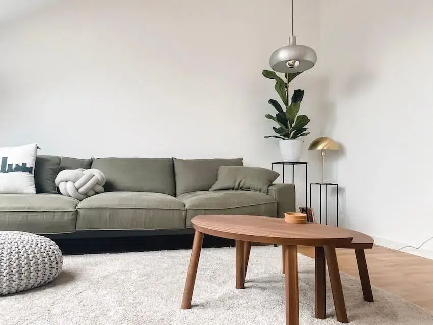 image of a very neat living room