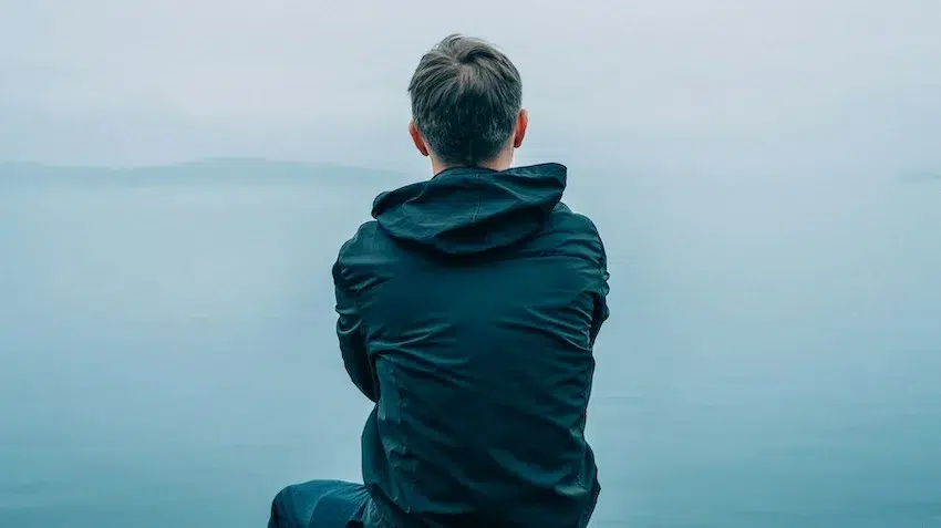 man looking forlorn