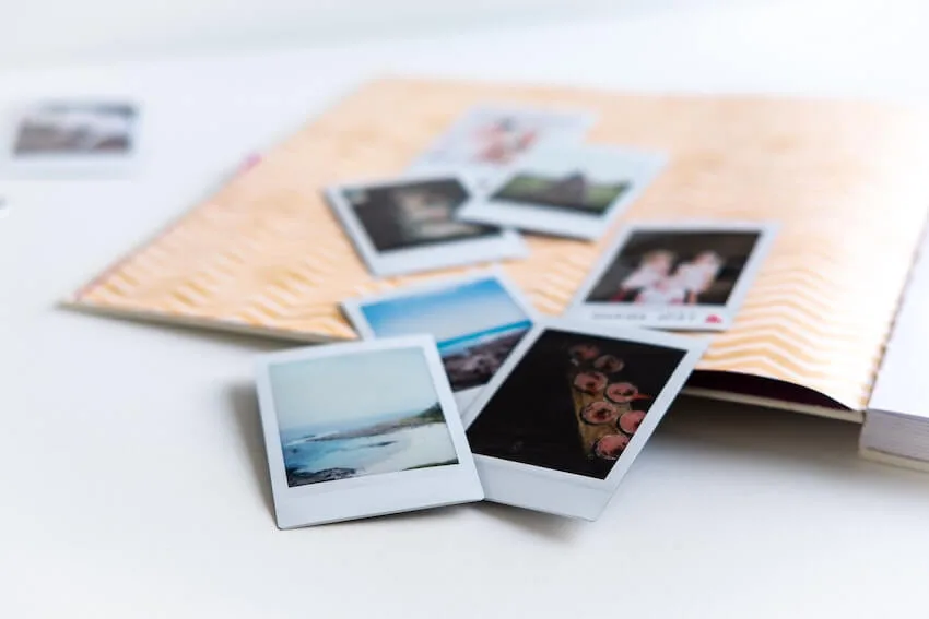 photo album of memories